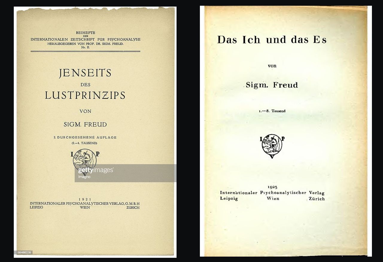 Hai cuốn sách Jenseits des Lustprinzips và Das Ich und das Es